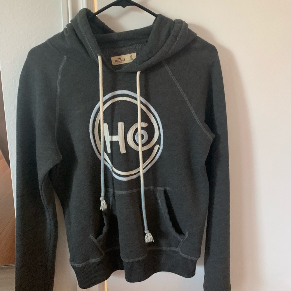 Dark Gray Hollister Hoodie
